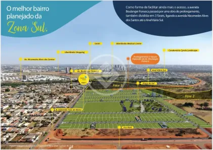 Lote/Terreno à venda, 250m² no Shopping Park, Uberlândia