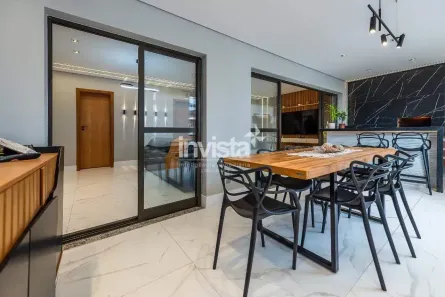 Apartamento com 3 Quartos à venda, 132m² no Ponta da Praia, Santos