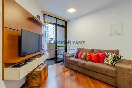 Apartamento com 1 Quarto à venda, 38m² no Indianópolis, São Paulo