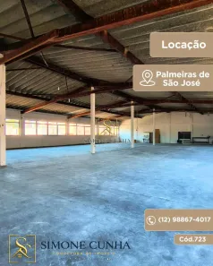 Galpão/Depósito/Armazém para alugar, 1000m² no Palmeiras de São José, São José dos Campos