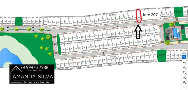 Lote/Terreno à venda, 281m² no , Barra dos Coqueiros