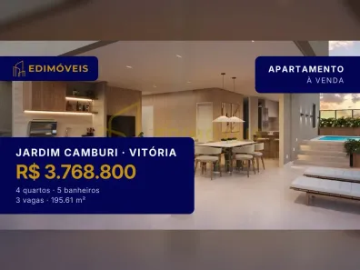 Apartamento com 4 Quartos à venda, 195m² no Jardim Camburi, Vitória