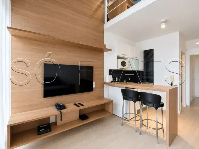 Flat com 1 Quarto à venda, 36m² no Cidade Monções, São Paulo