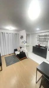 Apartamento com 1 Quarto para alugar, 34m² no Vila Mogilar, Mogi das Cruzes