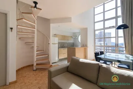 Apartamento com 1 Quarto para alugar, 56m² no Alphaville Centro Industrial e Empresarial/Alphaville., Barueri