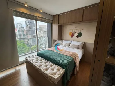 Apartamento com 1 Quarto para alugar, 27m² no Cerqueira César, São Paulo