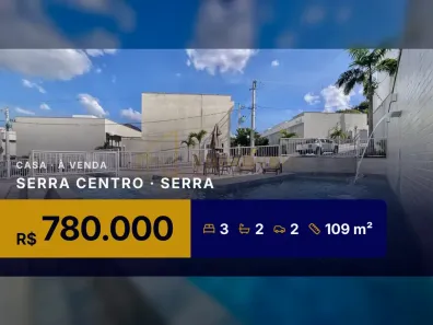 Casa com 3 Quartos à venda, 109m² no Serra Centro, Serra