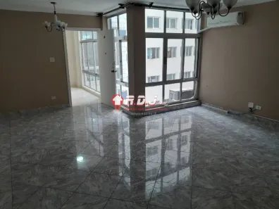 Apartamento com 3 Quartos para alugar, 140m² no Gonzaga, Santos
