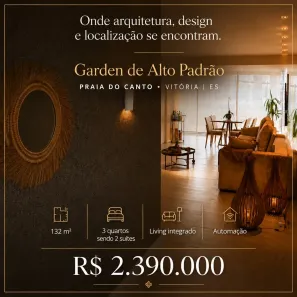 Apartamento com 3 Quartos à venda, 132m² no Praia do Canto, Vitória
