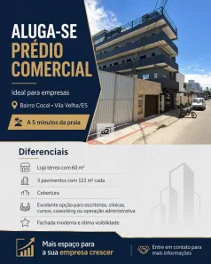 Prédio Comercial para alugar, 550m² no Cocal, Vila Velha