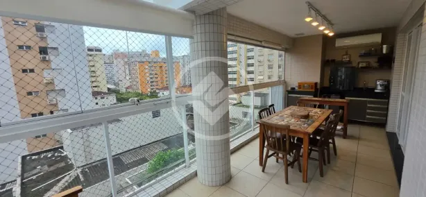 Apartamento com 2 Quartos à venda, 126m² no Gonzaga, Santos