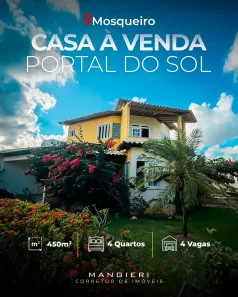 Casa de Condomínio com 4 Quartos à venda, 450m² no Mosqueiro, Aracaju