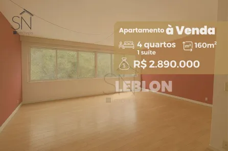 Apartamento com 4 Quartos à venda, 160m² no Leblon, Rio de Janeiro