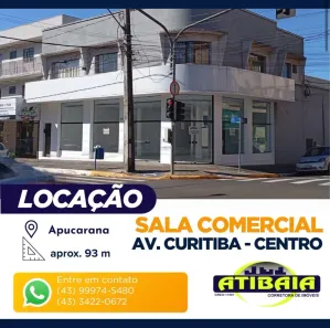 Ponto Comercial para alugar, 100m² no Centro, Apucarana