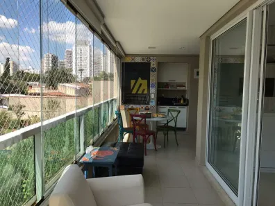 Apartamento com 3 Quartos para alugar, 167m² no Cidade Monções, São Paulo