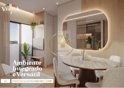 Apartamento com 2 Quartos à venda, 48m² no Saltinho, Paulínia