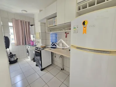 Apartamento com 2 Quartos para alugar, 48m² no Chácara Parreiral, Serra