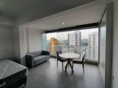 Apartamento com 1 Quarto para alugar, 30m² no Brooklin Paulista, São Paulo