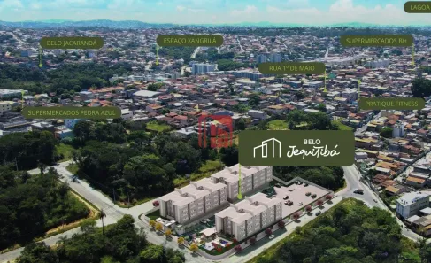 Apartamento com 2 Quartos à venda, 54m² no Bom Jesus, Contagem