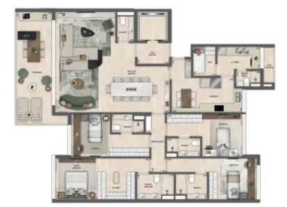 Apartamento com 4 Quartos à venda, 197m² no Barra da Tijuca, Rio de Janeiro