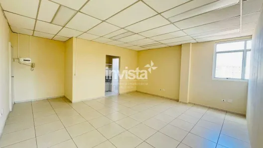 Sala Comercial para alugar, 58m² no Vila Mathias, Santos