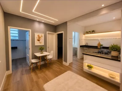 Apartamento com 1 Quarto à venda, 55m² no Aparecida, Santos