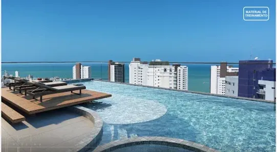Apartamento com 1 Quarto à venda, 21m² no Altiplano Cabo Branco, João Pessoa