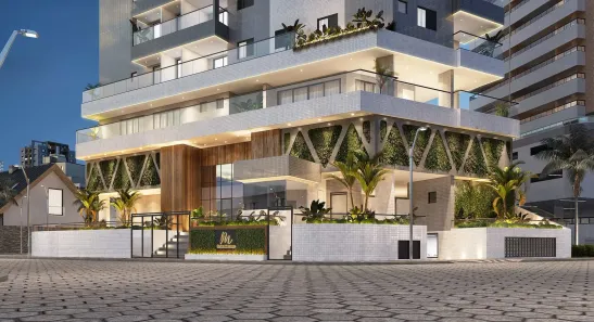 Apartamento com 2 Quartos à venda, 70m² no Guilhermina, Praia Grande