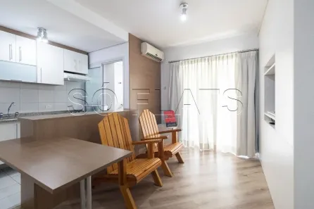 Flat com 1 Quarto para alugar, 55m² no Cerqueira César, São Paulo
