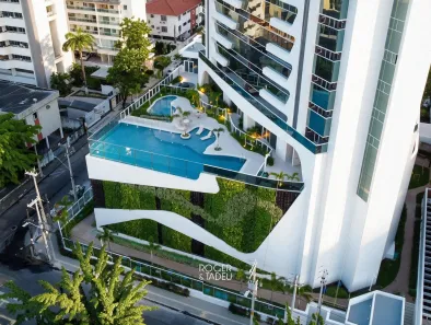 Apartamento com 3 Quartos para alugar, 155m² no Meireles, Fortaleza