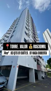 Apartamento com 3 Quartos à venda, 74m² no Torre, Recife