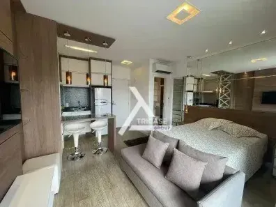 Apartamento com 1 Quarto para alugar, 33m² no Santo Amaro, São Paulo