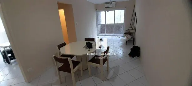 Apartamento com 1 Quarto para alugar, 55m² no Pitangueiras, Guarujá