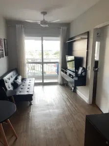 Apartamento com 1 Quarto para alugar, 50m² no Brooklin Paulista, São Paulo