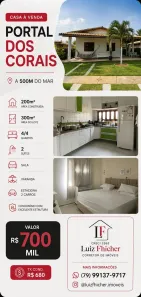 Casa com 4 Quartos à venda, 200m² no Gameleira, Aracaju