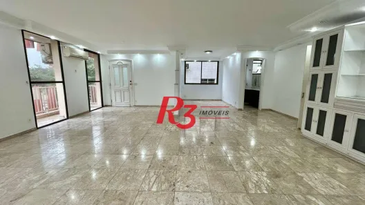 Apartamento com 3 Quartos para venda ou aluguel, 175m² no Boqueirão, Santos