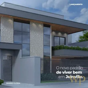 Casa de Condomínio com 3 Quartos à venda, 160m² no Glória, Joinville