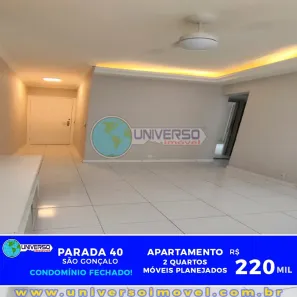 Apartamento com 2 Quartos à venda, 60m² no Porto Novo, São Gonçalo
