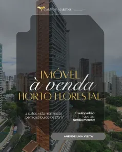 Apartamento com 4 Quartos à venda, 171m² no Horto Florestal, Salvador