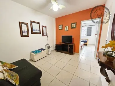 Apartamento com 1 Quarto para alugar, 50m² no Boqueirão, Praia Grande