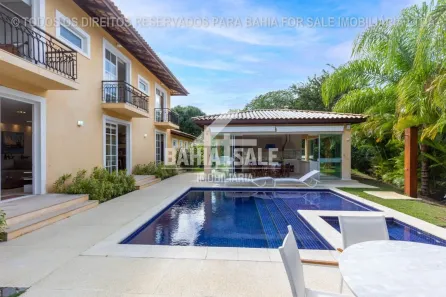Casa de Condomínio com 5 Quartos à venda, 385m² no Itacimirim (Monte Gordo), Camaçari