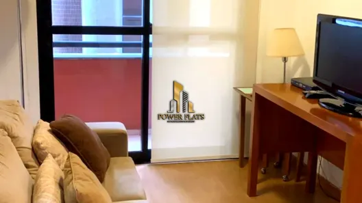 Flat com 1 Quarto para alugar, 45m² no Cidade Monções, São Paulo