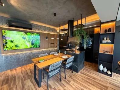 Apartamento com 1 Quarto para alugar, 63m² no Cidade Monções, São Paulo