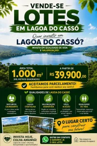 Lote/Terreno com 1 Quarto à venda, 1000m² no , Primeira Cruz