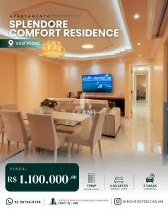 Apartamento com 4 Quartos à venda, 139m² no Dom Pedro I, Manaus