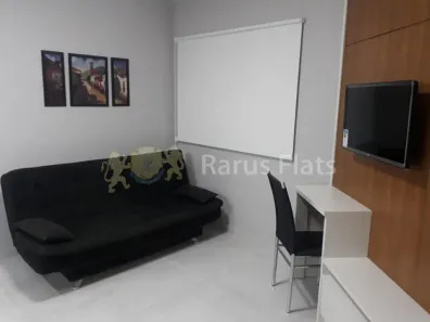 Flat com 1 Quarto para alugar, 37m² no Santo Amaro, São Paulo