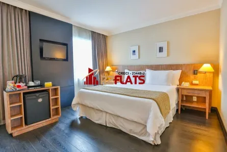 Flat com 1 Quarto à venda, 29m² no Cidade Monções, São Paulo