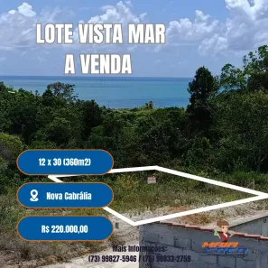 Lote/Terreno à venda, 360m² no Nova Cabralia, Santa Cruz Cabrália