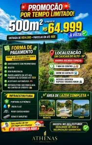 Lote/Terreno à venda, 500m² no Centro (Caucaia do Alto), Cotia