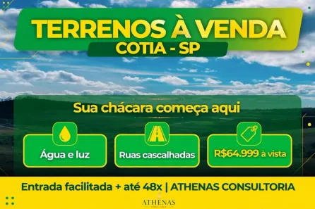 Lote/Terreno à venda, 500m² no Jardim São Luiz (Caucaia do Alto), Cotia